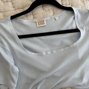 Scotch and Soda Baby Blue Tee - never worn